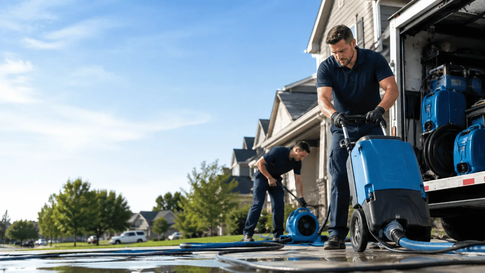 Dehumidification being performed in Gaylesville, AL